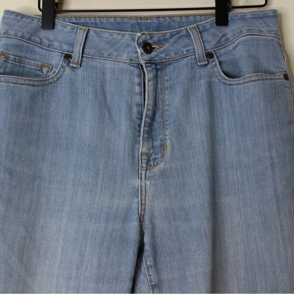 L.L. Bean Size 10R Light Wash Straight Leg Mid Rise Jeans - Size Tag Missing - Picture 2 of 7